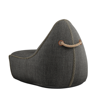  SACKit Cobana Lounge Chair gray pouffe - 2