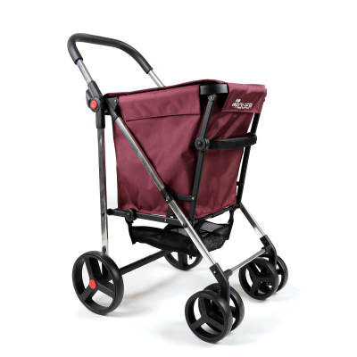 Wózek zakupowy Rolser Basket MF 4B Burdeos