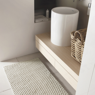  Aquanova Maks Ivory bathroom rug 60x60 cm - 4