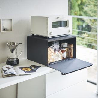  Yamazaki Tower breadbox black - 6
