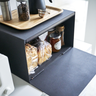  Yamazaki Tower breadbox black - 2