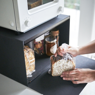  Yamazaki Tower breadbox black - 4