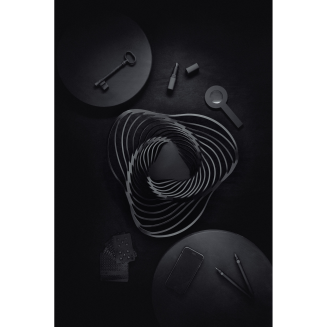 Alessi Trinity fruit platter, black, 33x16 cm - 7