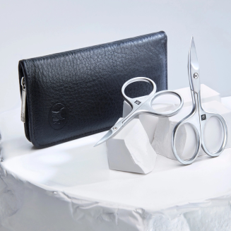  Zwilling Twinox manicure set - leather case, 5 pieces - Black - 8