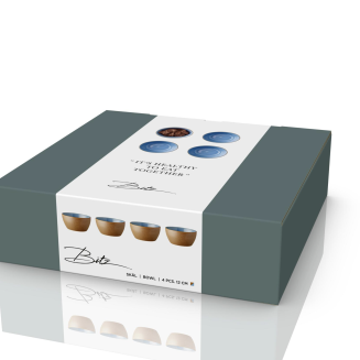  Set of 4 bowls Bitz Wood Ocean 12 cm - 5