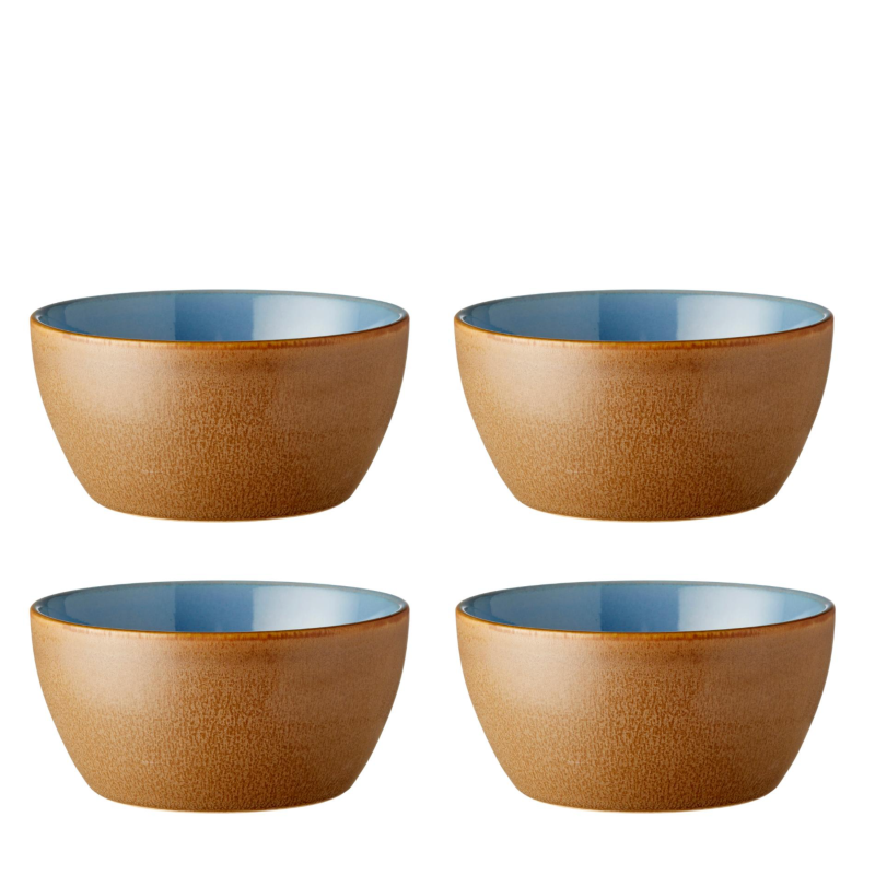  Set of 4 bowls Bitz Wood Ocean 12 cm