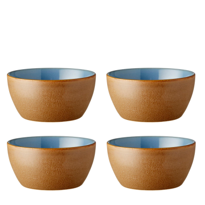  Set of 4 bowls Bitz Wood Ocean 12 cm