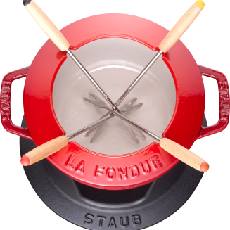  Staub fondue set - 16 cm, red - 2