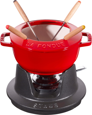  Staub fondue set - 16 cm, red