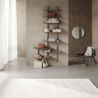 Eva Solo Smile Oak & Grey Wall Shelf 170cm - 5