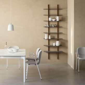 Eva Solo Smile Oak & Grey Wall Shelf 170cm - 4