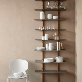 Eva Solo Smile Oak & Grey Wall Shelf 170cm - 3