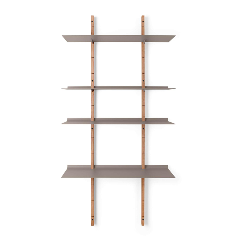 Eva Solo Smile Oak & Grey Wall Shelf 170cm
