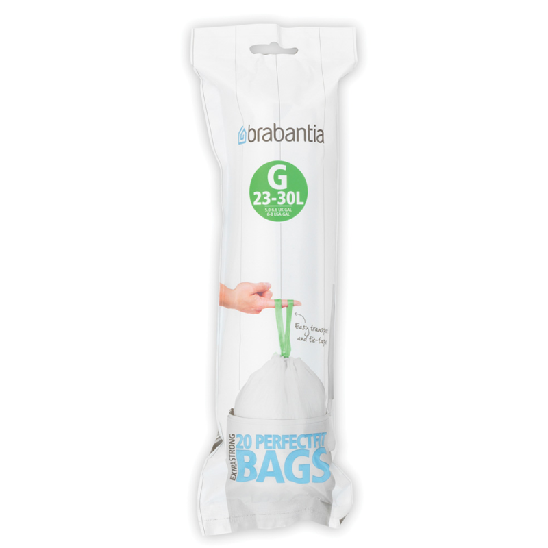  Brabantia PerfectFit Bags garbage bags size G 23-30l 20 pcs