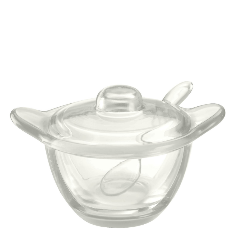  Guzzini Gocce sugar bowl, transparent