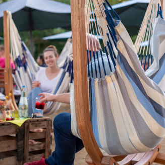  La Siesta Cumbia Outdoor Sea Salt hanging seat - 2