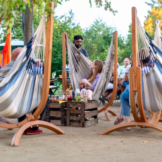  La Siesta Cumbia Outdoor Sea Salt hanging seat - 3