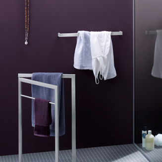 Zack Linea towel rail, matt, 61 cm - 2