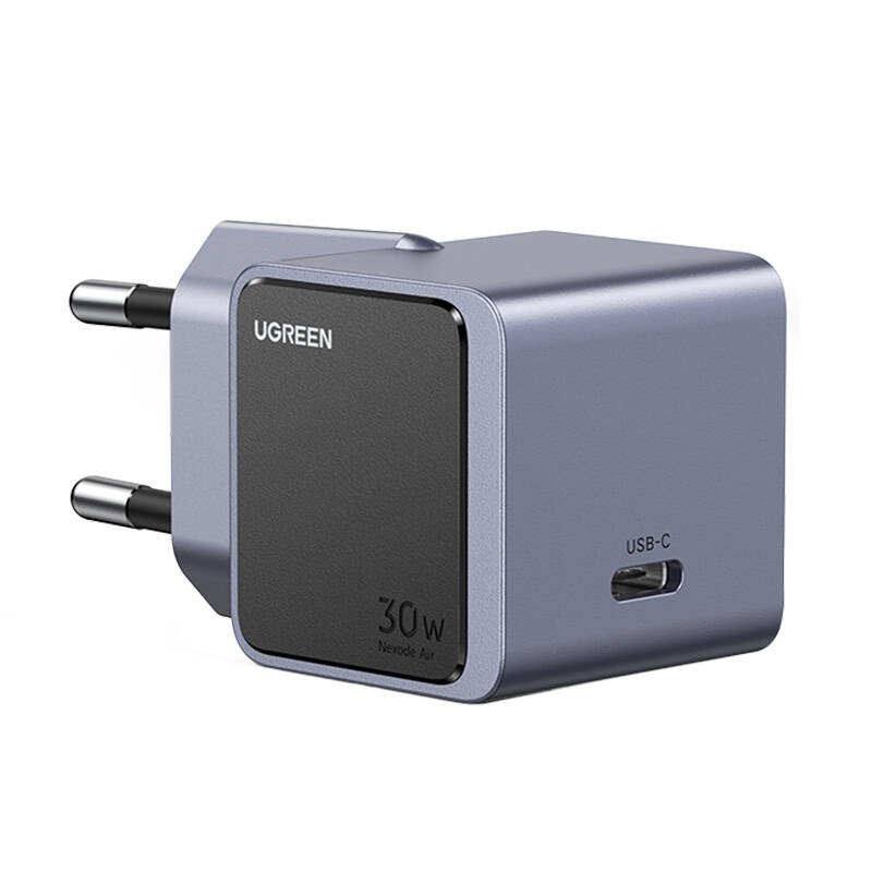 Ładowarka sieciowa Ugreen Nexode S (Air) 30W, USB-C (szara)