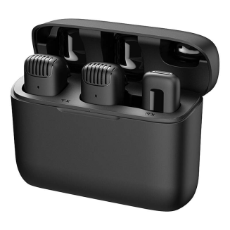 Mikrofon z etui ładującym Apexel APL-MIC008 typ-C, 2 szt - 2