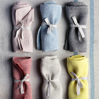 Lapuan Kankurit Usva napkin yellow 47x47 cm - 4