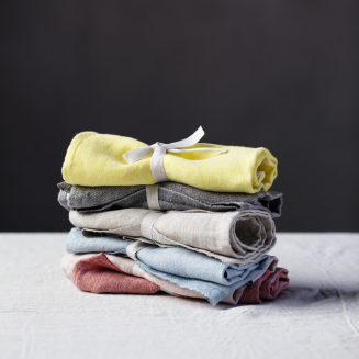 Lapuan Kankurit Usva napkin yellow 47x47 cm - 3