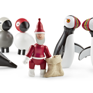  Wooden figurine Kay Bojesen Songbird Ernst 15 cm - 5