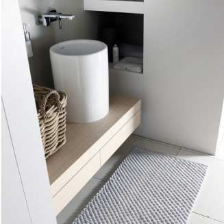  Aquanova Maks Silver Gray bathroom rug 60x100 cm - 4