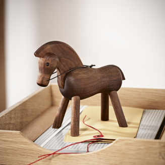  Wooden figurine Kay Bojesen Horse walnut 14 cm - 5