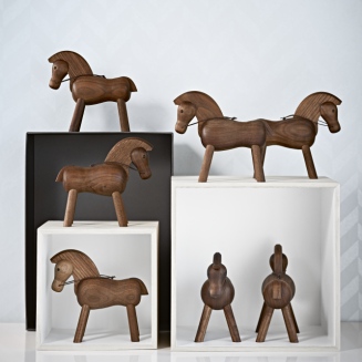  Wooden figurine Kay Bojesen Horse walnut 14 cm - 6