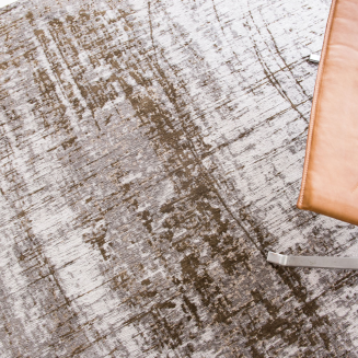  Louis de Poortere Mad Men Griff concrete jungle round rug - 6