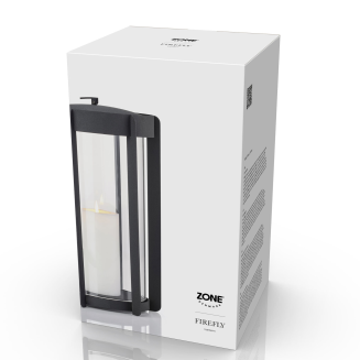  Zone Denmark Firefly Black 35 cm candle lantern - 4