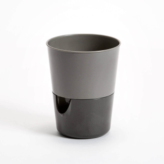 PLASTIA ROSMARIN Doniczka samonawadniająca 11 cm szary - 3