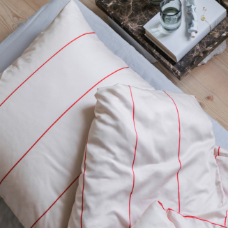 Pościel Mette Ditmer ALIGN Bright Red & Sand 140×220 cm - 2