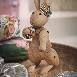  Kay Bojesen Rabbit wooden figurine 16 cm - 8