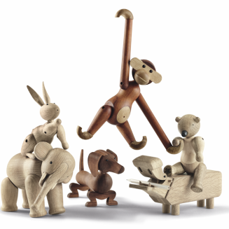  Kay Bojesen Rabbit wooden figurine 16 cm - 6