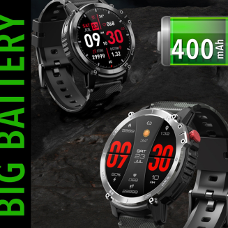 Smartwatch Męski RUBICON RNCF08 Black/Moro SMARUB232 - 12