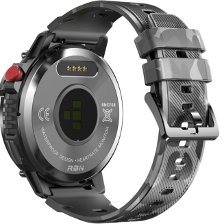 Smartwatch Męski RUBICON RNCF08 Black/Moro SMARUB232 - 5