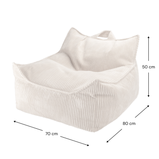  Wigiwama Beanbag Chair Marshmallow - 7