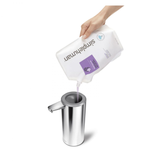 Touchless dispenser with Simplehuman battery, polished steel - 4