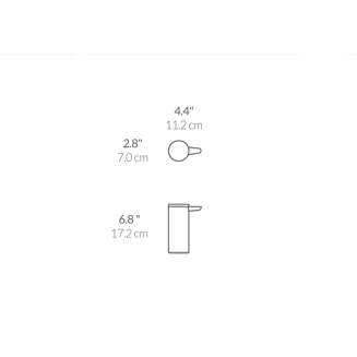 Touchless dispenser with Simplehuman battery, polished steel - 5