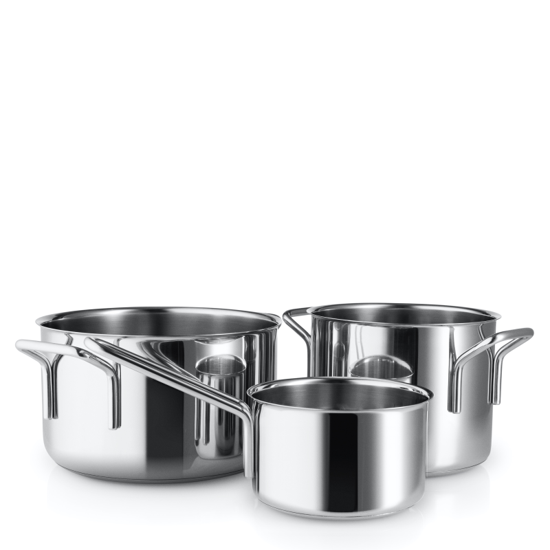  Set of 3 Eva Solo pots