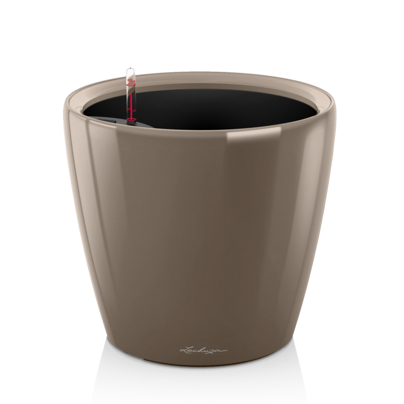  Lechuza Classico Premium LS 21 flowerpot | 28 | 35 | 43 | 50 taupe gloss