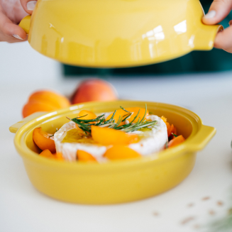 Emile Henry cheese baking dish, yellow - 5