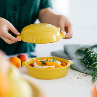 Emile Henry cheese baking dish, yellow - 6