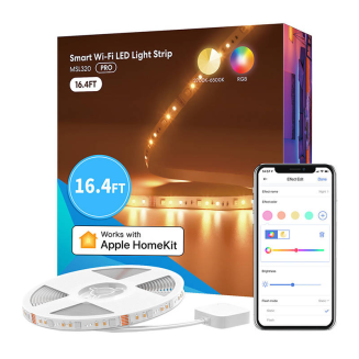 Inteligentna taśma LED RGBWW WiFi 5 metrów Meross MSL320 (Homekit) - 2