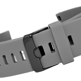 Pasek silikonowy SZARO-CZARNY U15-20-3 - 2