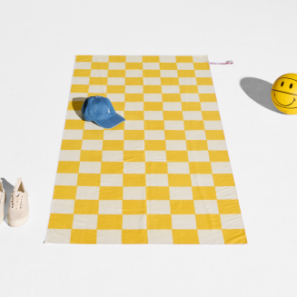 Ręcznik plażowy z poduszką Fatboy Beach Baggy XL Chess Corn - 7