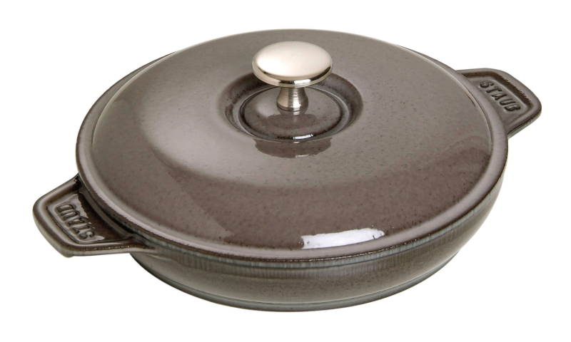  Round baking dish with lid Staub - Graphite