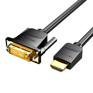 Kabel HDMI do DVI (24+1) Vention ABFBJ 5m, 4K 60Hz/ 1080P 60Hz (Czarny) - 2